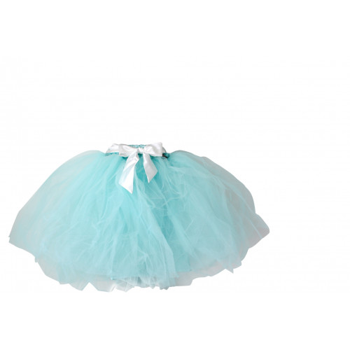 荷蘭精品Dolly芭蕾舞伶長紗蓬裙 長裙 紗裙-Tiffany藍
